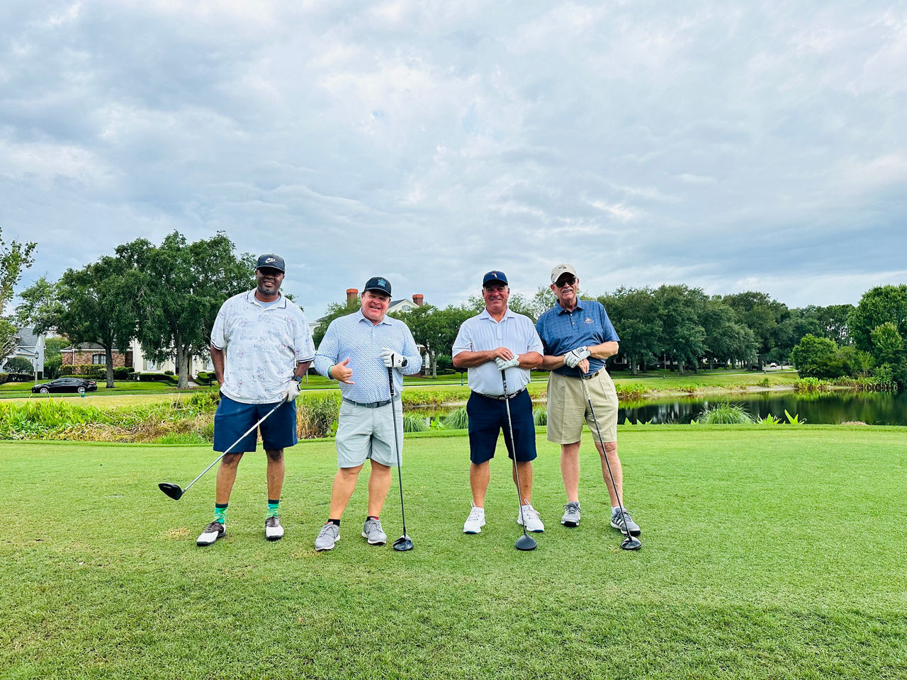 Our advisors enjoying the golf tournament at our 2024 Spring Symposium